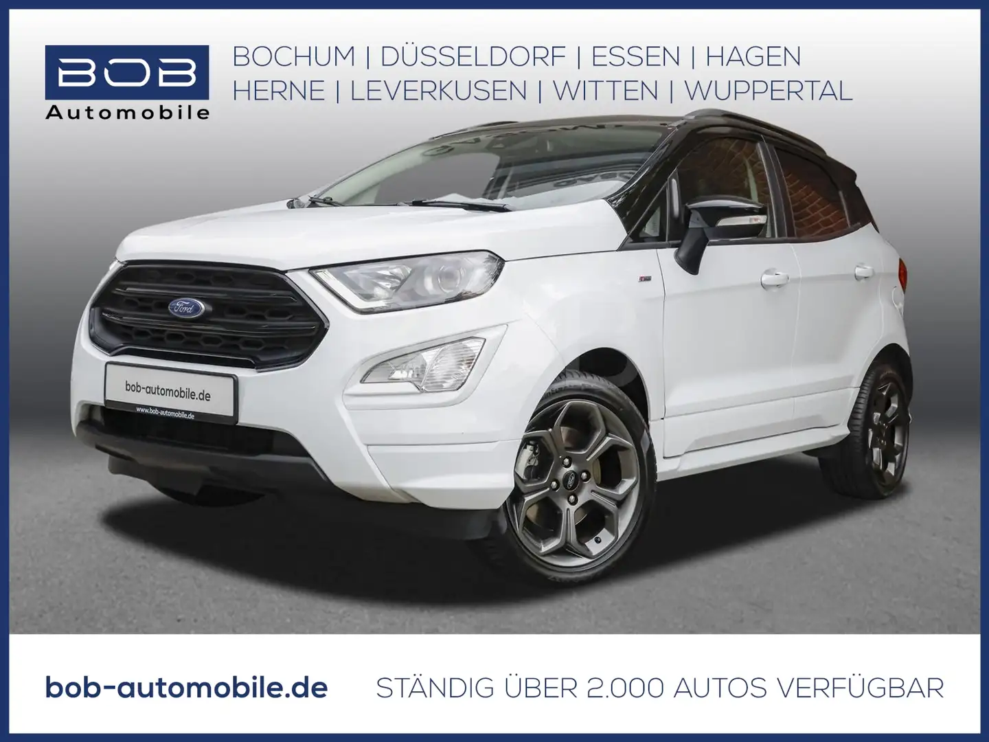 Ford EcoSport Ford Ecosport ST Line  NAVI+SZH+PDC Weiß - 1