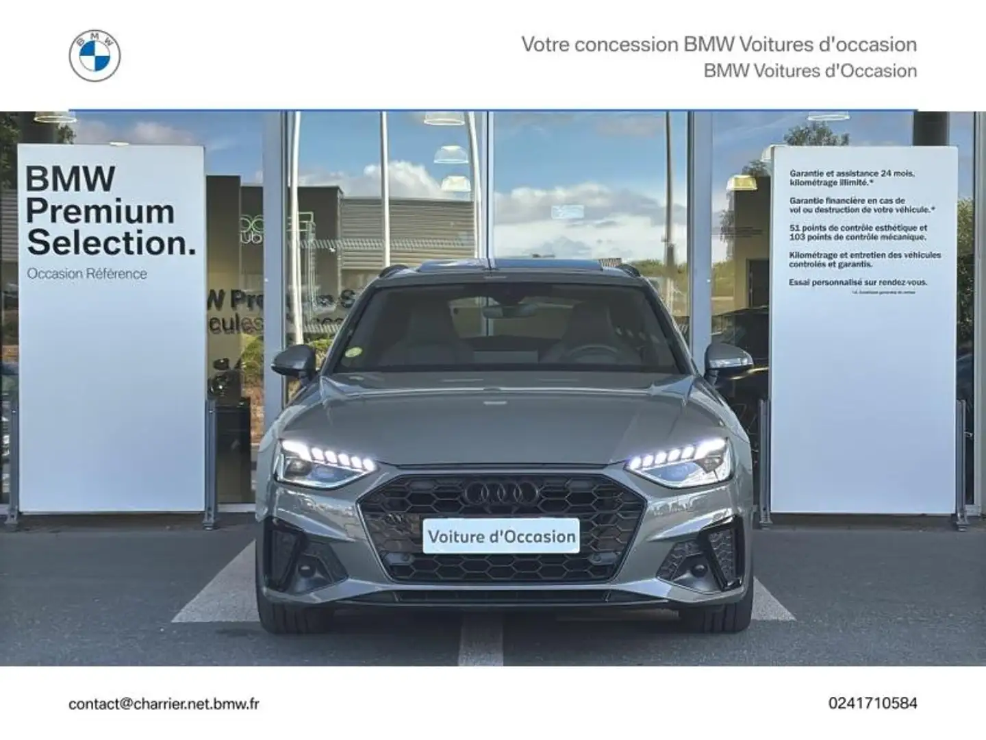Audi A4 35 TDI 163ch Competition S tronic 7 Gris - 2