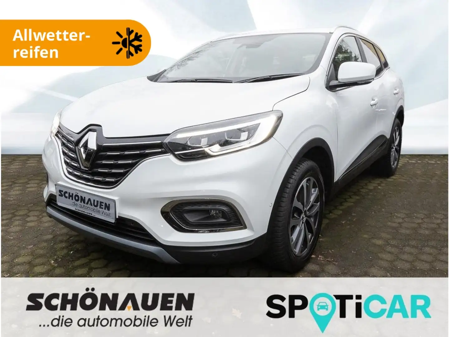 Renault Kadjar TCe 140 GPF INTENS +SHZ+NAVI+CARPLAY+AHK+ Weiß - 1