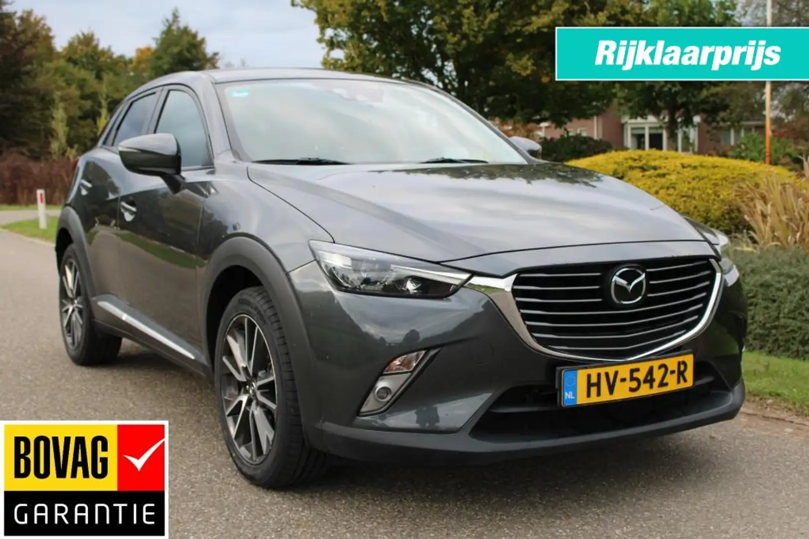 Mazda CX-3 2.0 SkyActiv-G 120pk GT-M ECC/ACC/Navi/Camera/LED/ Gris - 1