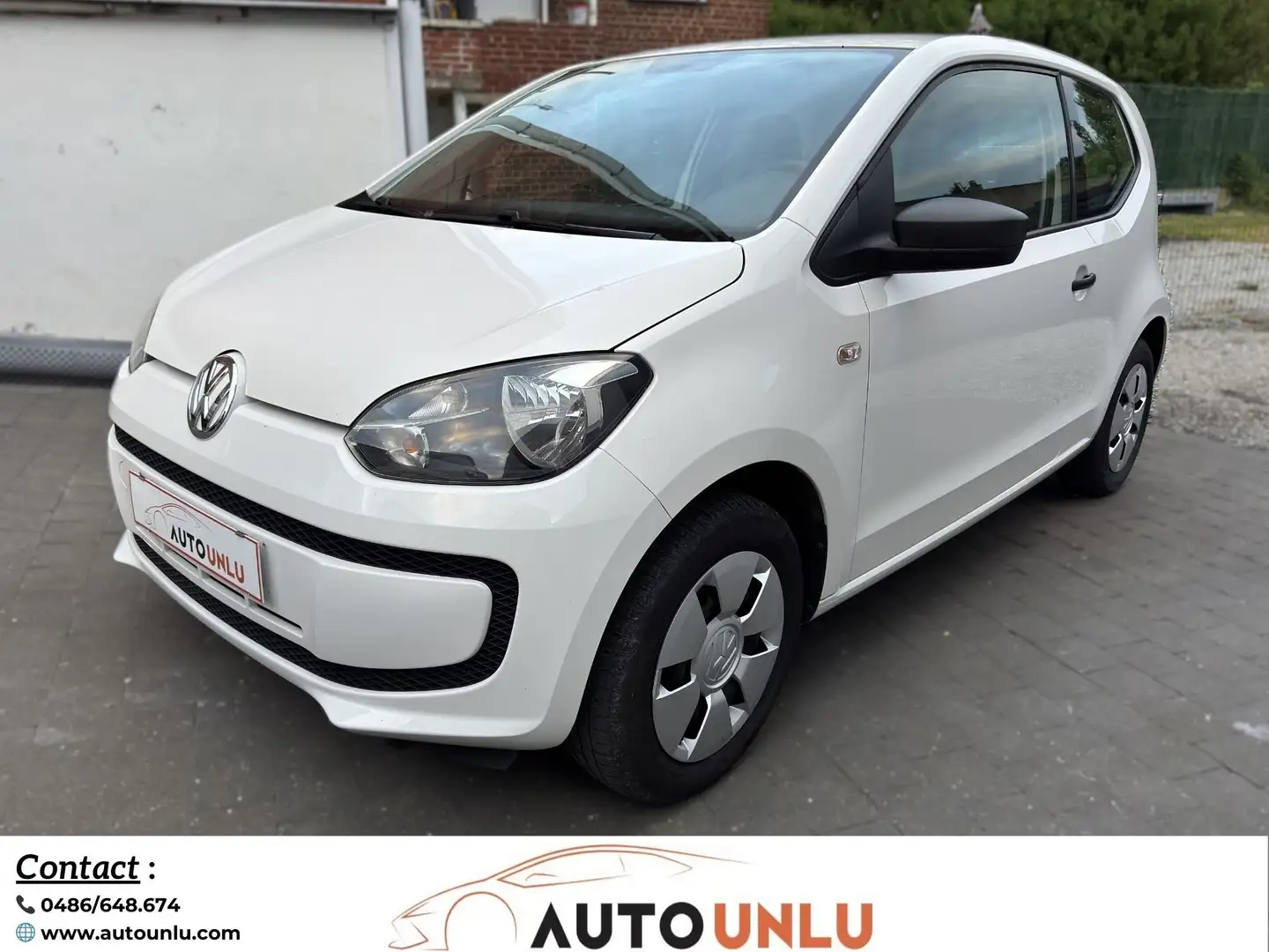 Volkswagen up! 1.0i  // Fiable & économique// Blanc - 1