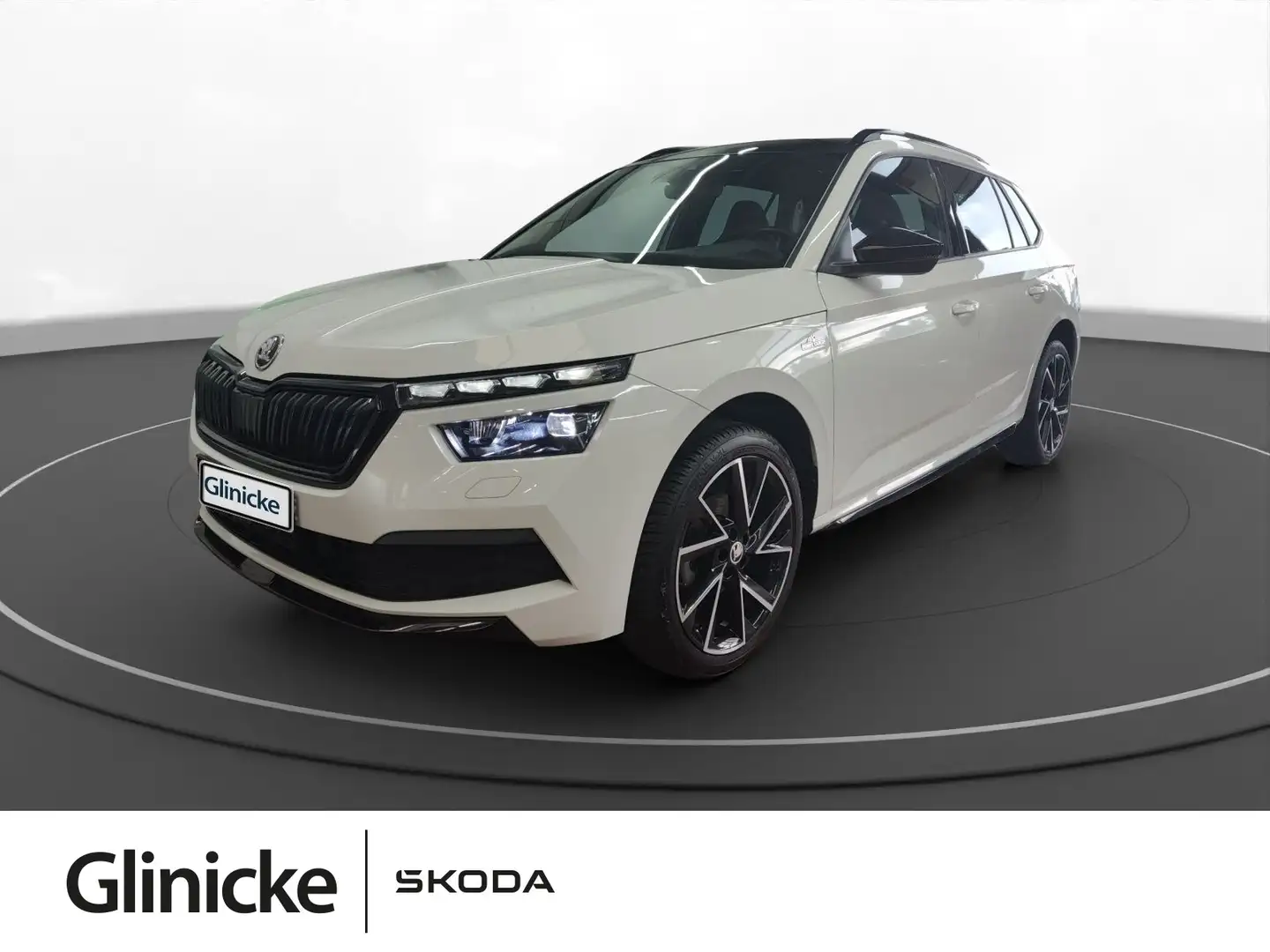 Skoda Kamiq 1.0 TSI Monte Carlo Panorama Blanc - 1