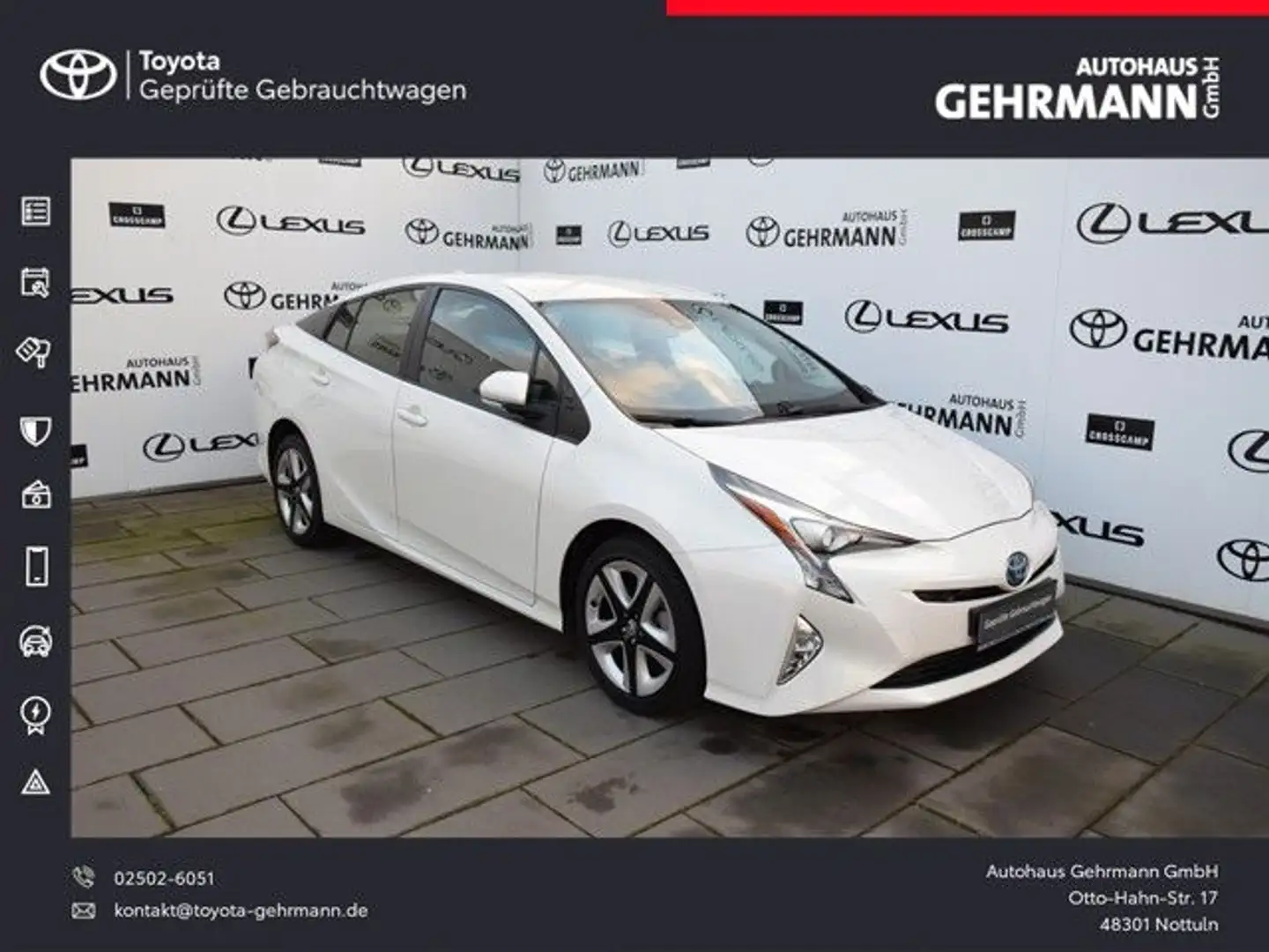 Toyota Prius Executive Weiß - 1