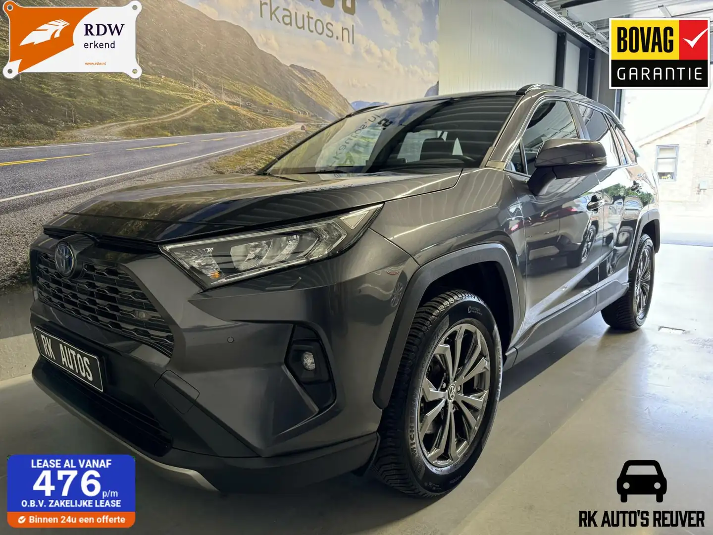 Toyota RAV 4 2.5 Hybrid Business / Facelift / 70dkm / Leder Gris - 1