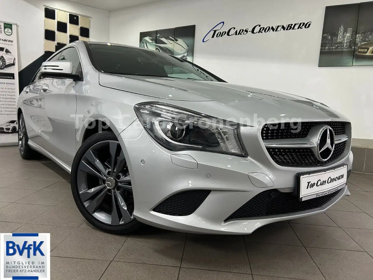 Mercedes-Benz CLA 200 *Leder*Xenon*Navi*H&K* Argent - 1