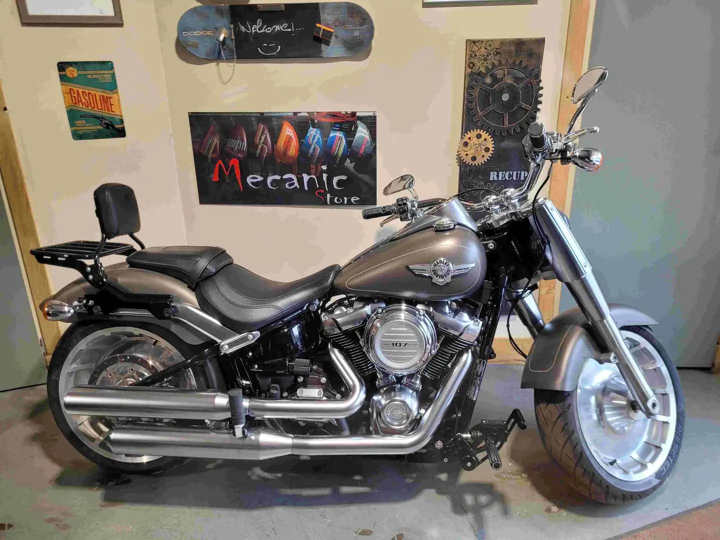 Harley-Davidson Fat Boy 107 A2 / 2019 / 8301 Kms Gris - 1