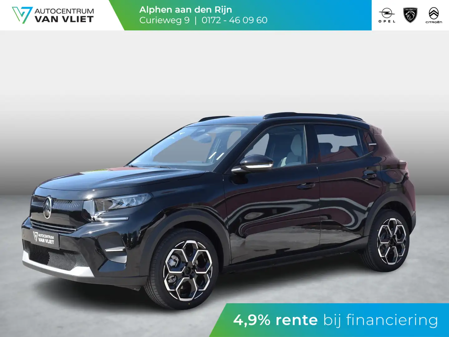 Citroen C3 Ë-C3 Max 113pk 44 kWh 3 FASE | ACHTERUITRIJCAMERA Zwart - 1