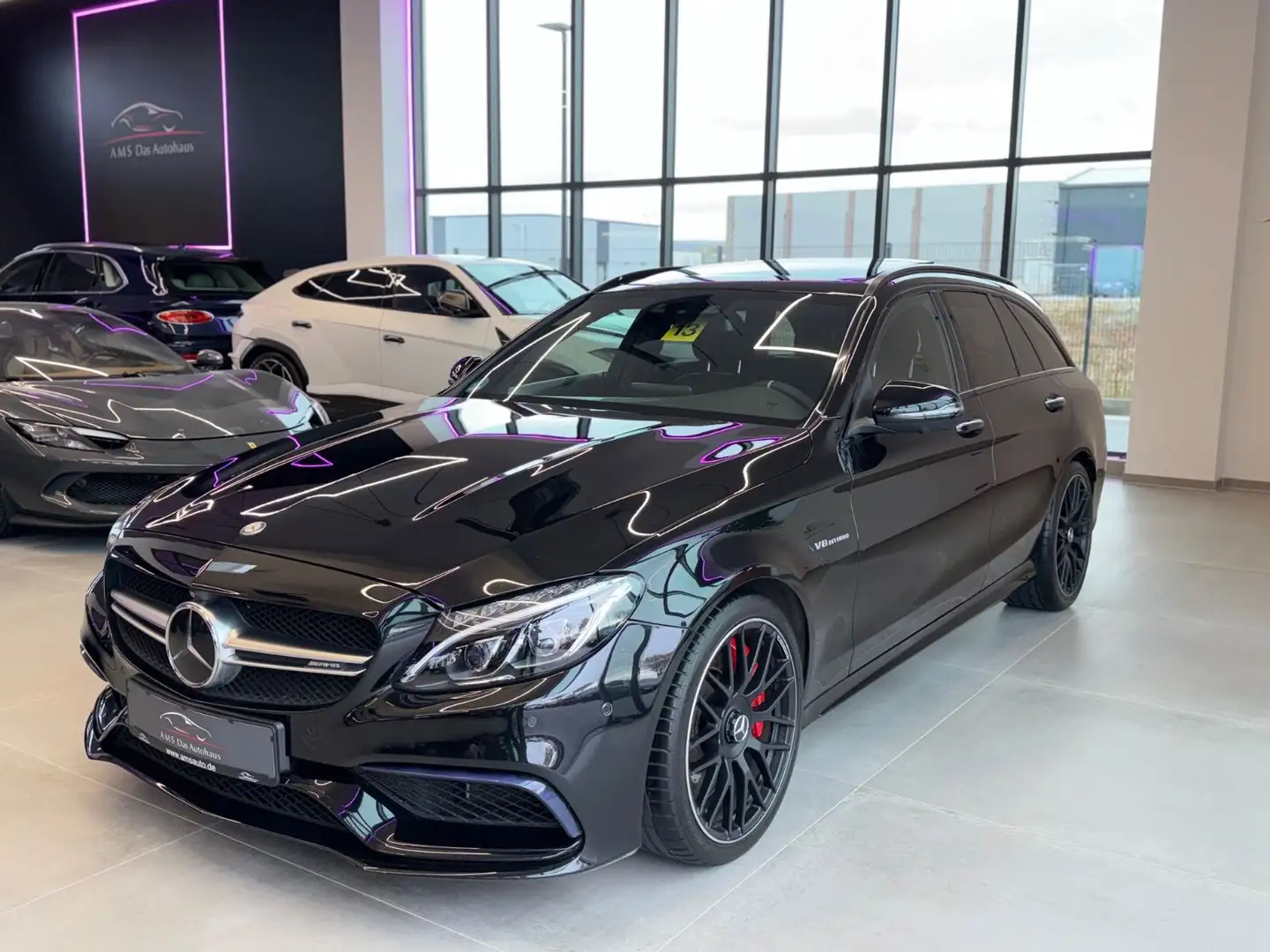 Mercedes-Benz C 63 AMG C 63 S AMG V8 Leder Pano Performance Schwarz - 2