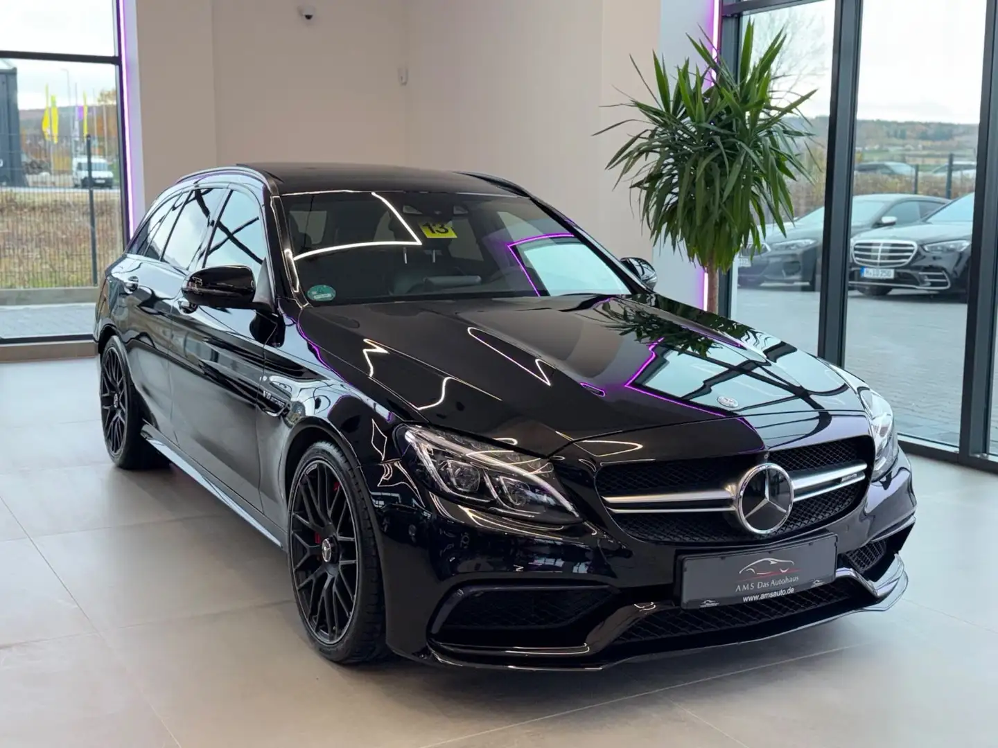 Mercedes-Benz C 63 AMG C 63 S AMG V8 Leder Pano Performance Schwarz - 1