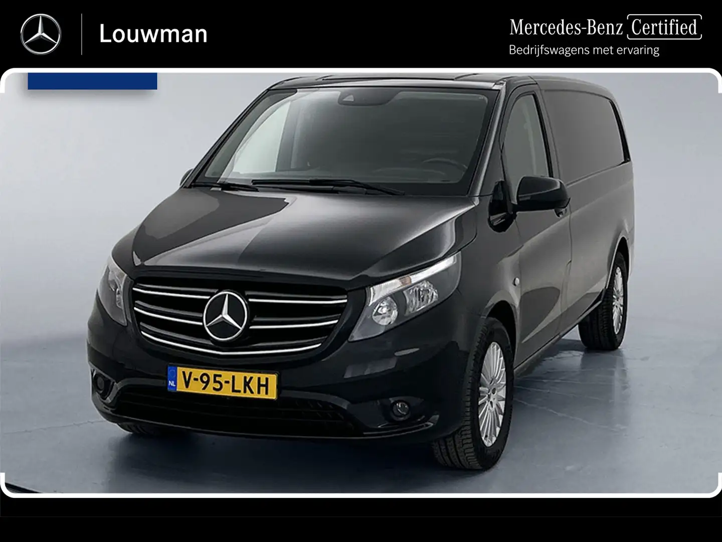 Mercedes-Benz Vito 116 CDI Lang 24 Maanden Certified Garantie Trekhaa Noir - 1