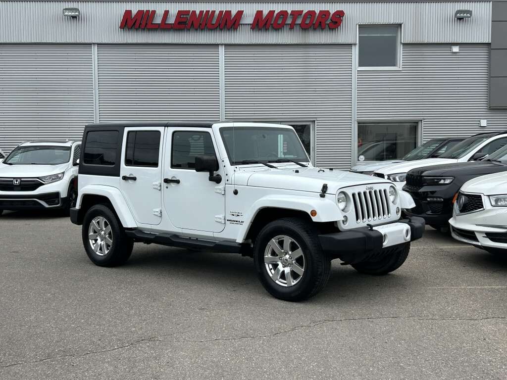 2016 Jeep Wrangler UNLIMITED SAHARA 4X4 - AUTOMATIC/NAVIGATION/HTD SE