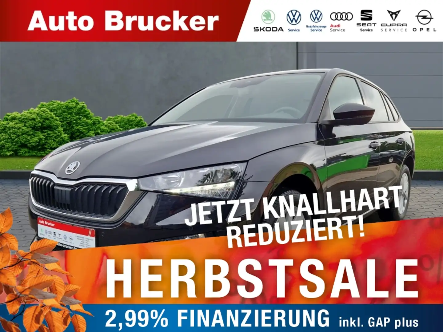 Skoda Scala Selection 1.0 TSI+Alufelgen+Lenkradheizung+Klimaau Schwarz - 1