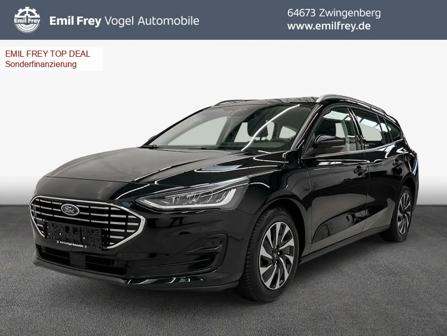 Ford Focus Turnier 1.0 EcoBoost Start-Stopp-System TITA Zwart - 1