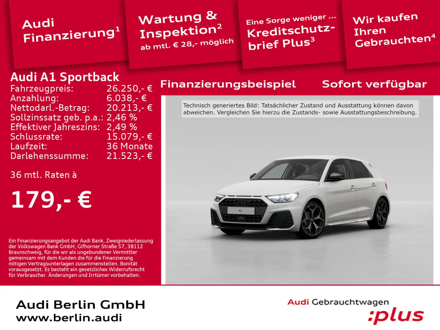 Audi A1 S line 25 TFSI S tr. Weiß - 1