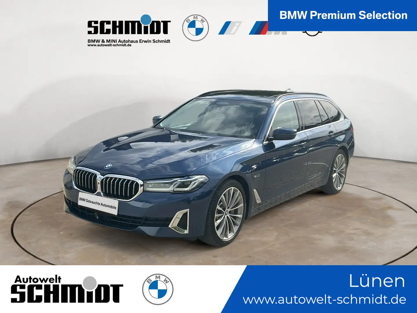 BMW 530 e xDrive Touring Aut. Luxury Line Blau - 1