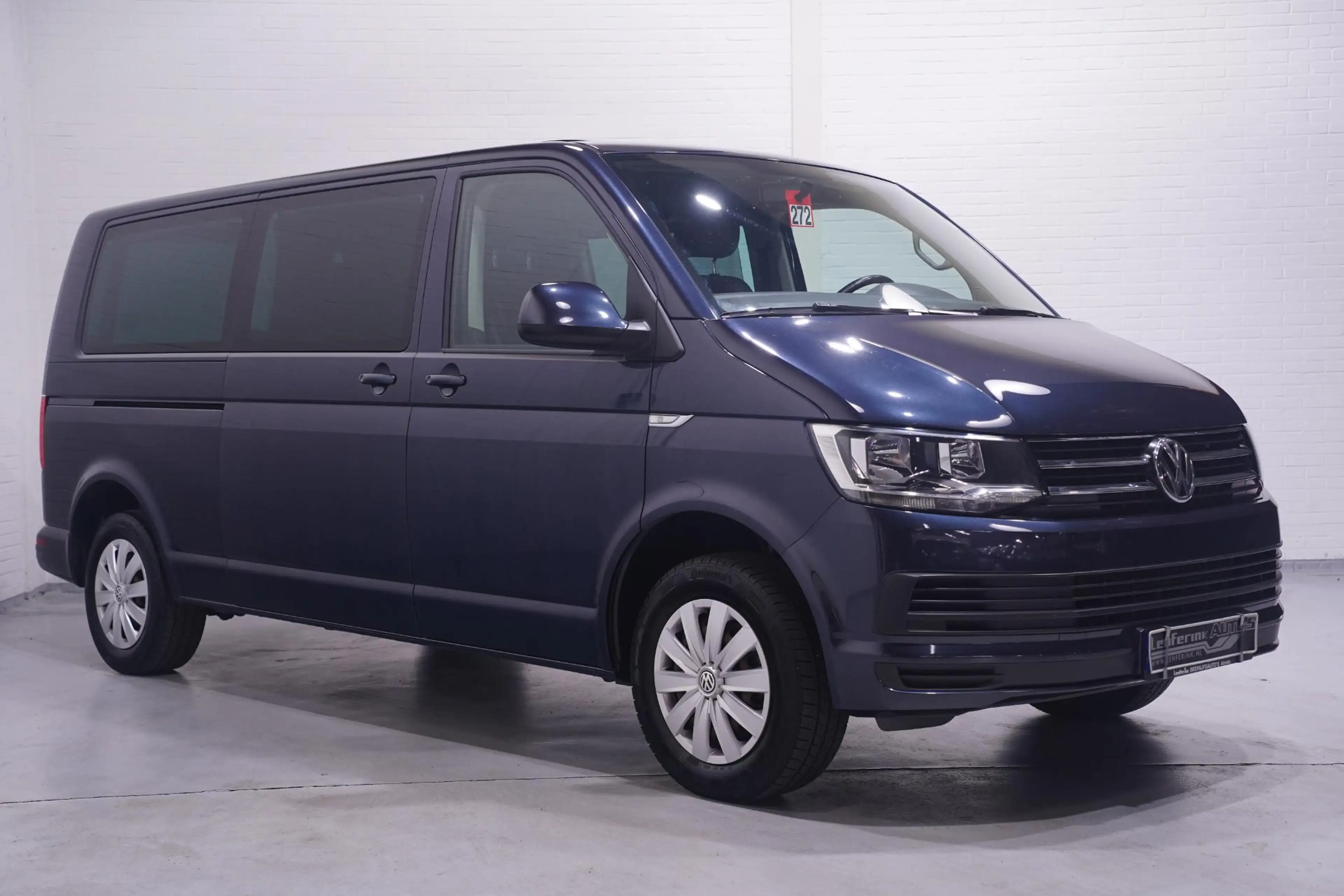 Volkswagen Transporter 2.0 TDI 150 pk Dubbel Cabine Airco, Leder Zwart Cr — photo 2