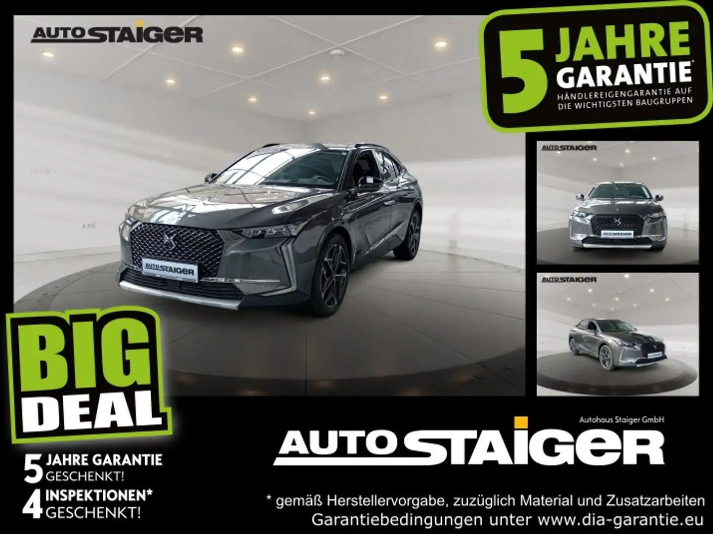 DS Automobiles DS 4 Crossback DS4 CROSS RIVOLI BlueHDi 130 AHK*MATRIXLED*NAVI* Grau - 1