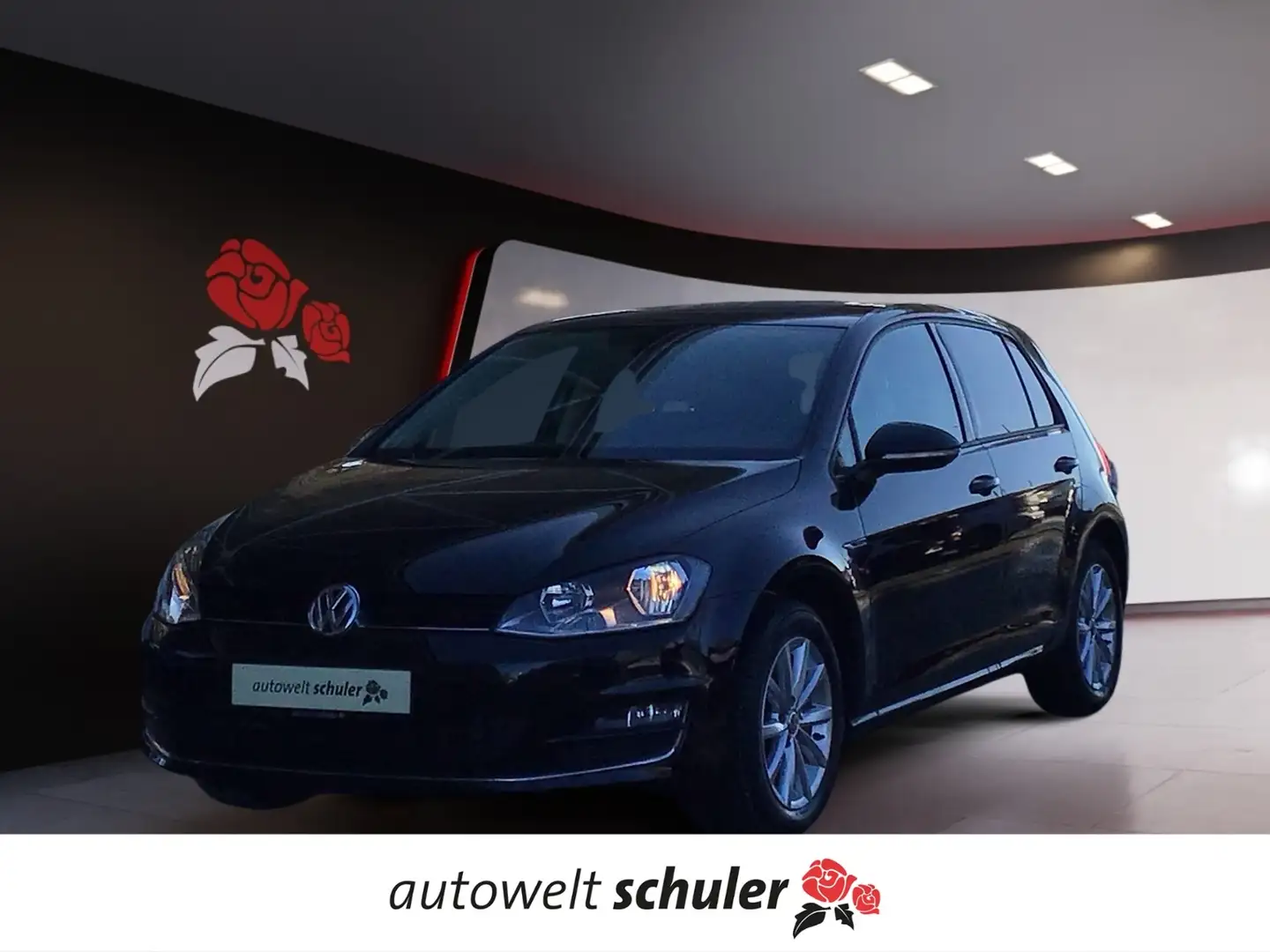 Volkswagen Golf 1,4 TSI Lounge Navi Zwart - 1