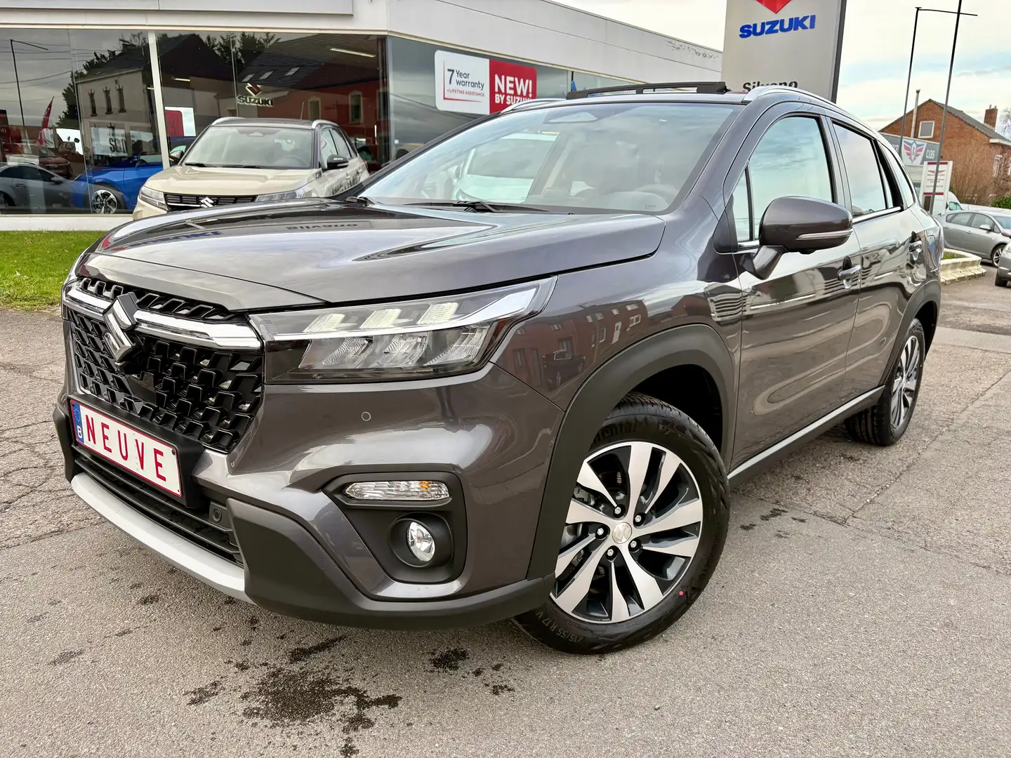 Suzuki S-Cross 1.4 Turbo MHEV 48V GLX SP - BOITE AUTOMATIQUE Gris - 2