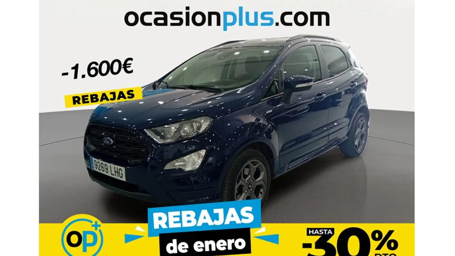 Ford EcoSport 1.0 EcoBoost ST Line 125 Bleu - 1