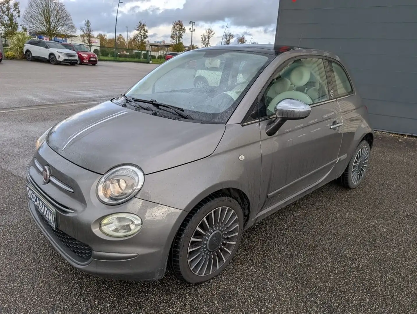 Fiat 500e 1.2 8V 69CH ECO PACK BY HARCOURT EURO6D Gris - 2