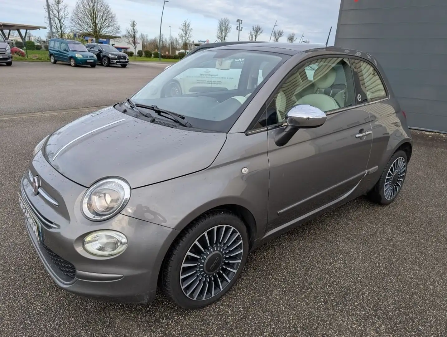 Fiat 500e 1.2 8V 69CH ECO PACK BY HARCOURT EURO6D Gris - 2