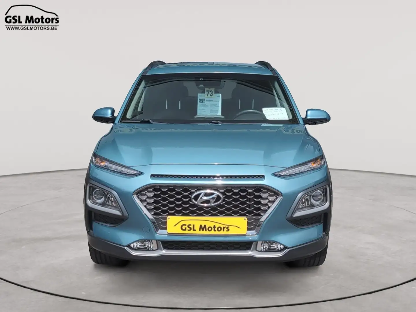 Hyundai KONA 1.0T-GDi 120cv Bleu Vert 05/19 71.080km Airco GPS Albastru - 2
