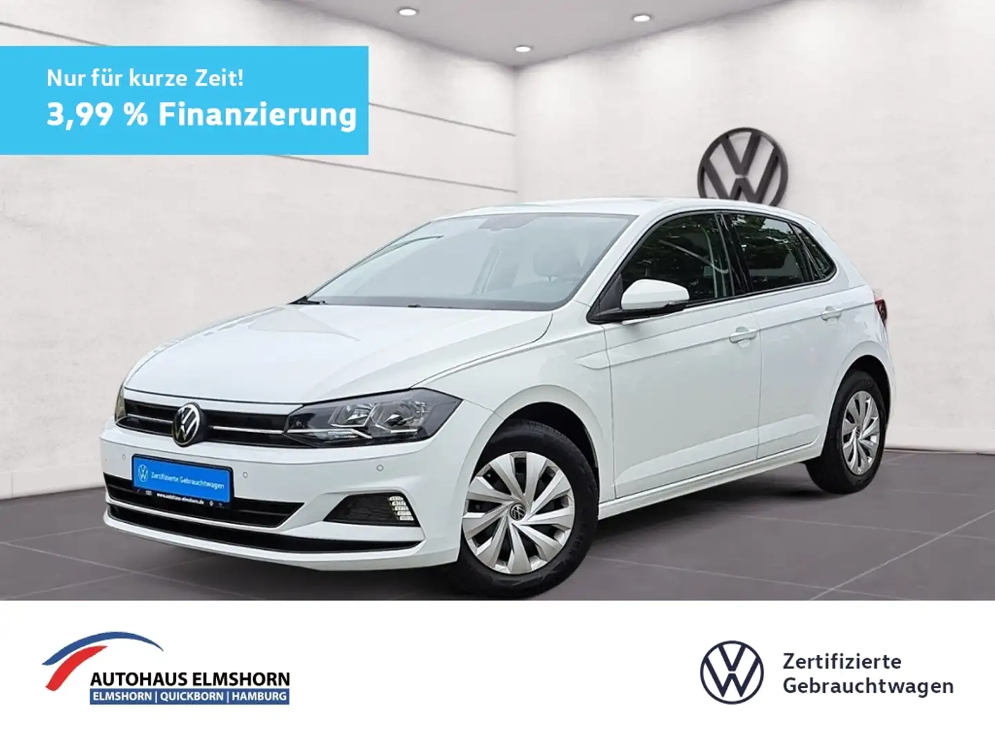 Volkswagen Polo Comfortline 1.0 TSI 3,99% KLIMA ACC DAB PDC SHZ Weiß - 1