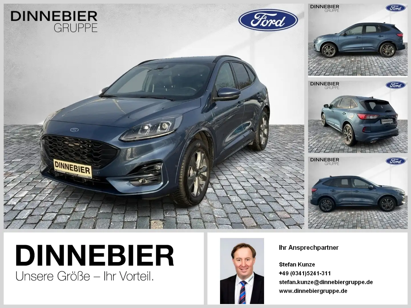 Ford Kuga ST-Line X LED+AHK+Kamera+Winterpaket Bleu - 1