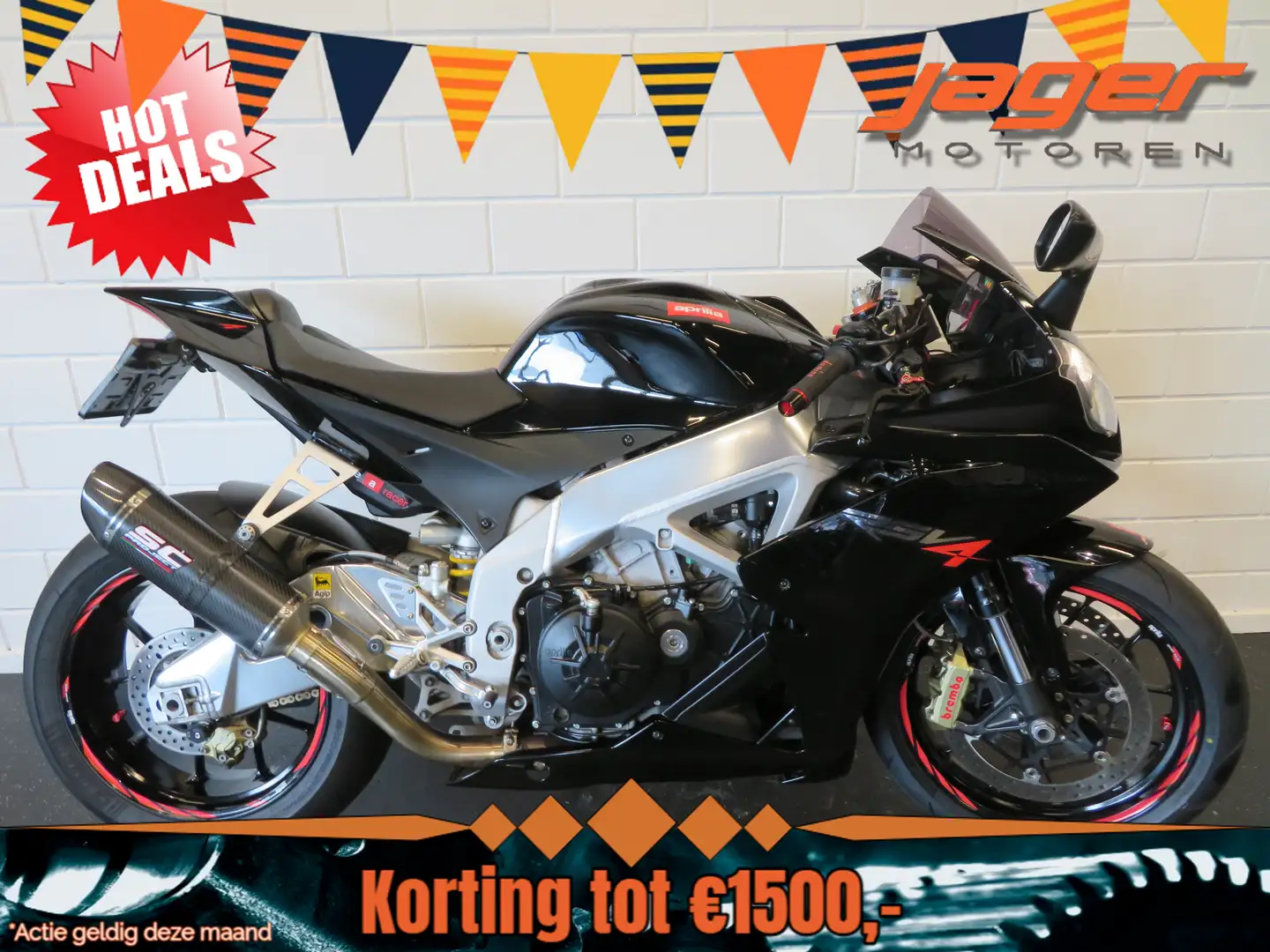 Aprilia RSV4 RSV4 V4 MILLE SC PROJECT! Zwart - 1