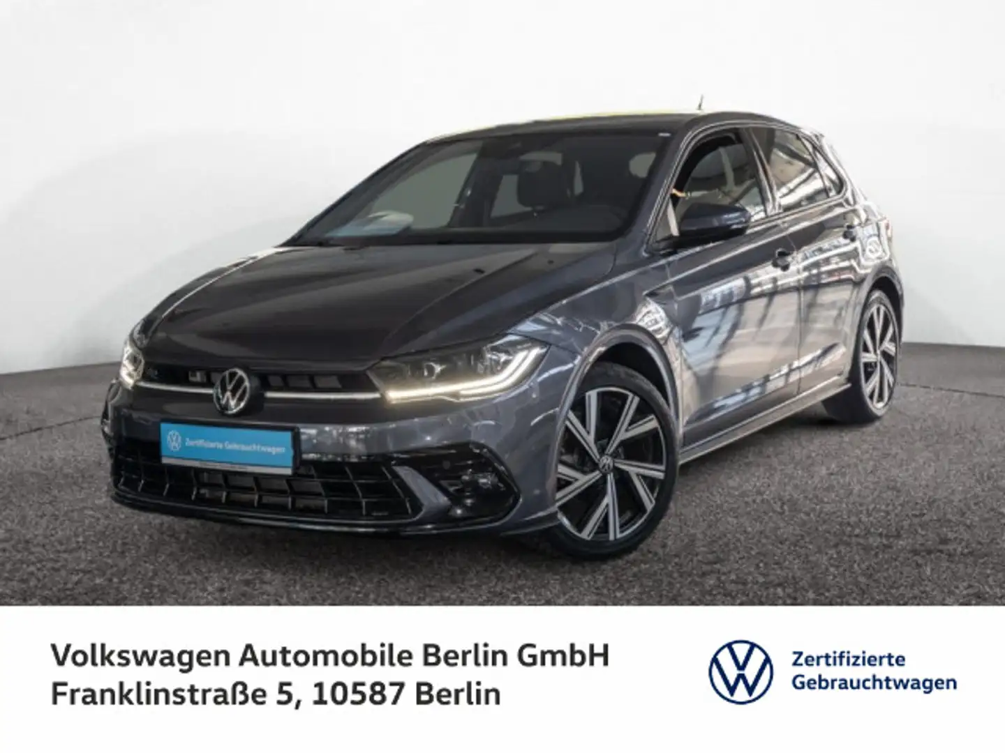 Volkswagen Polo 1.0 TSI DSG R-Line Beats IQ-LED Navi APP Gris - 1