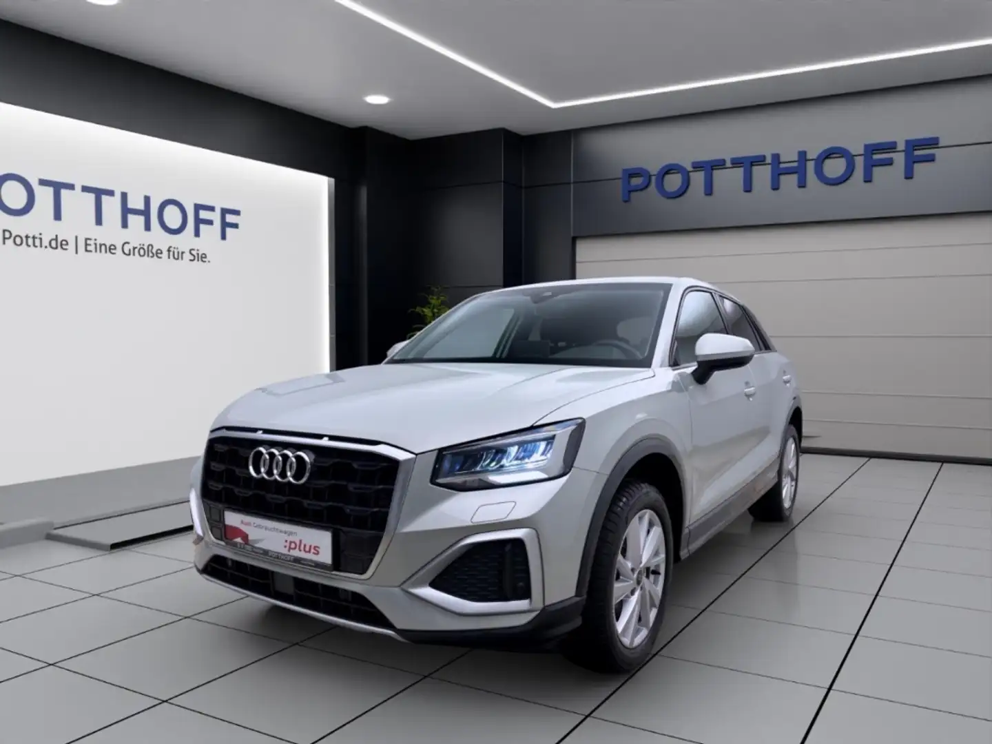 Audi Q2 35 TDI ADVANCED PDC KLIMA AHK eKLAPPE Plateado - 1