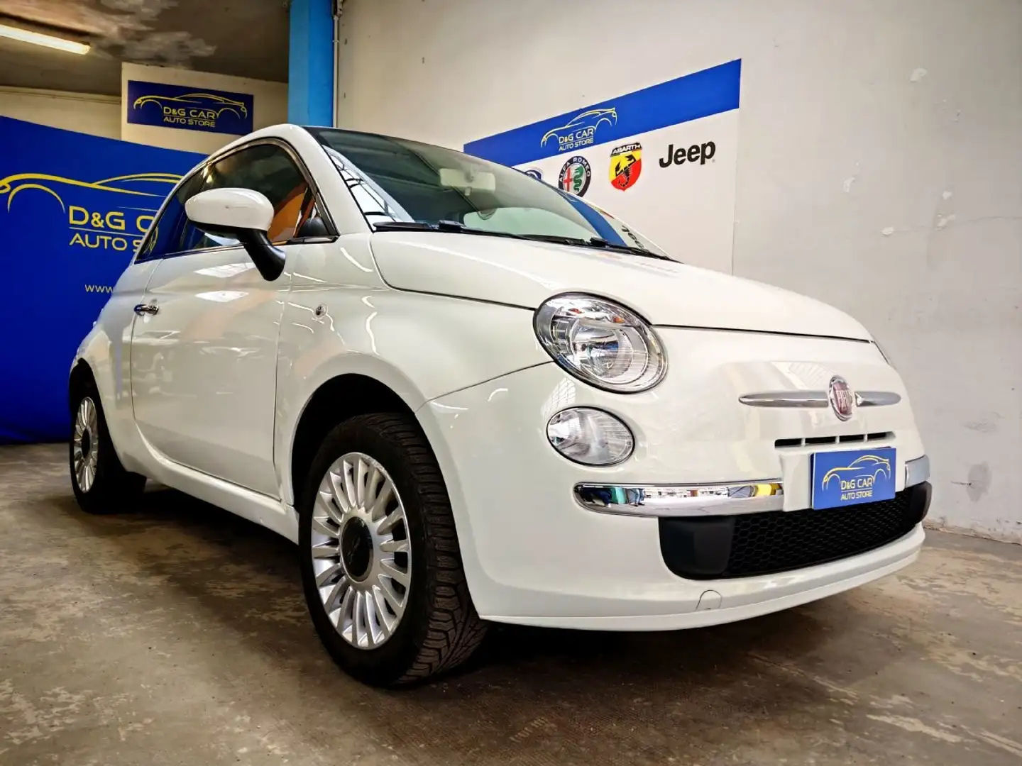 Fiat 500 500 1.2 Lounge 69cv Blanc - 1