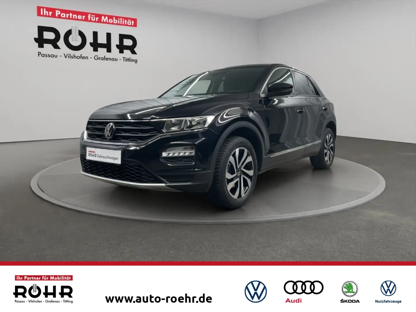 Volkswagen T-Roc Active (AHK.Regensensor.Rückfahrkamera) 1.5 TSI DS Schwarz - 1