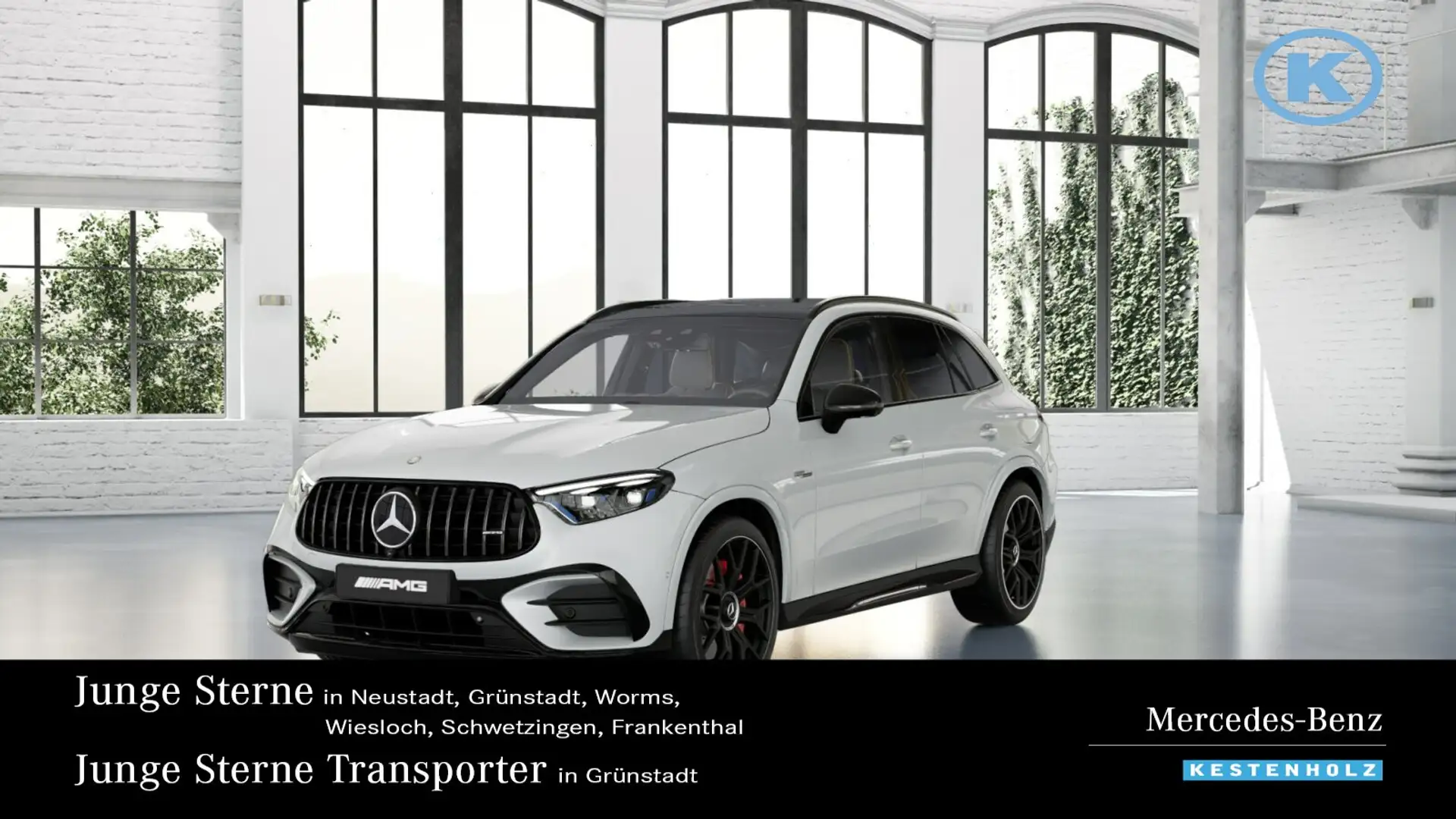 Mercedes-Benz GLC 63 AMG GLC 63 S E AMG NIGHT+AHK+DISTR+PANO+BURM+HUD+360 Blanc - 1