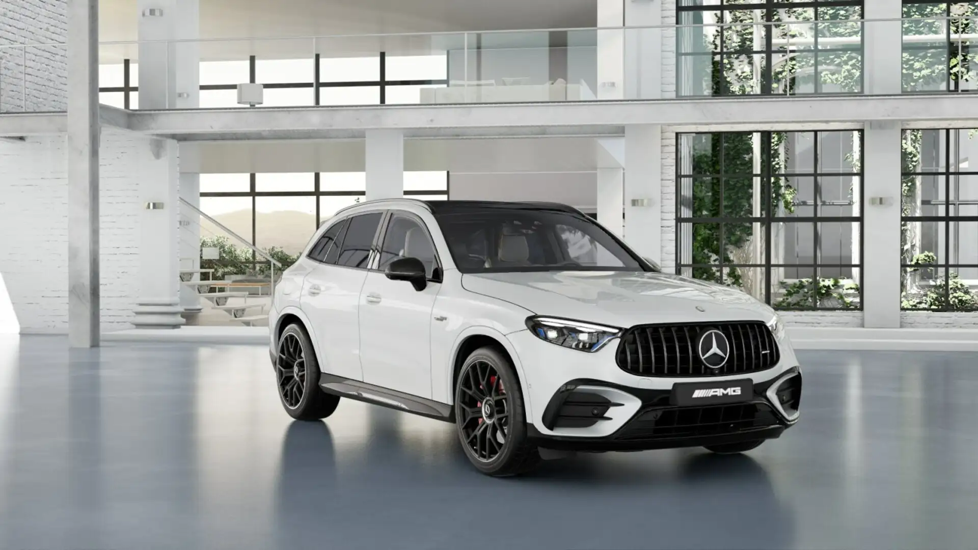Mercedes-Benz GLC 63 AMG GLC 63 S E AMG NIGHT+AHK+DISTR+PANO+BURM+HUD+360 Blanc - 2