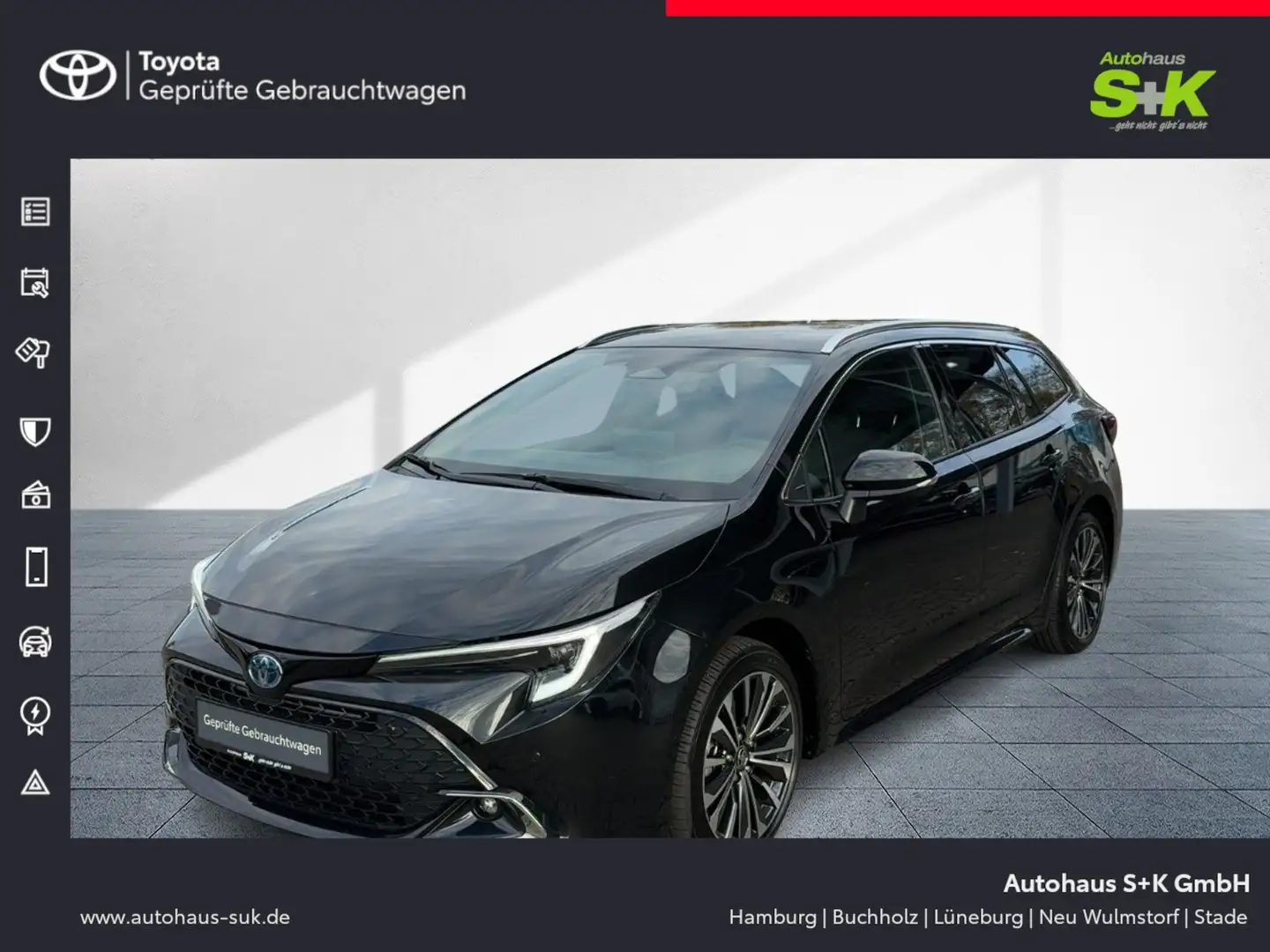 Toyota Corolla TS Teamplayer*Technik Paket*Carplay*LED* Schwarz - 1