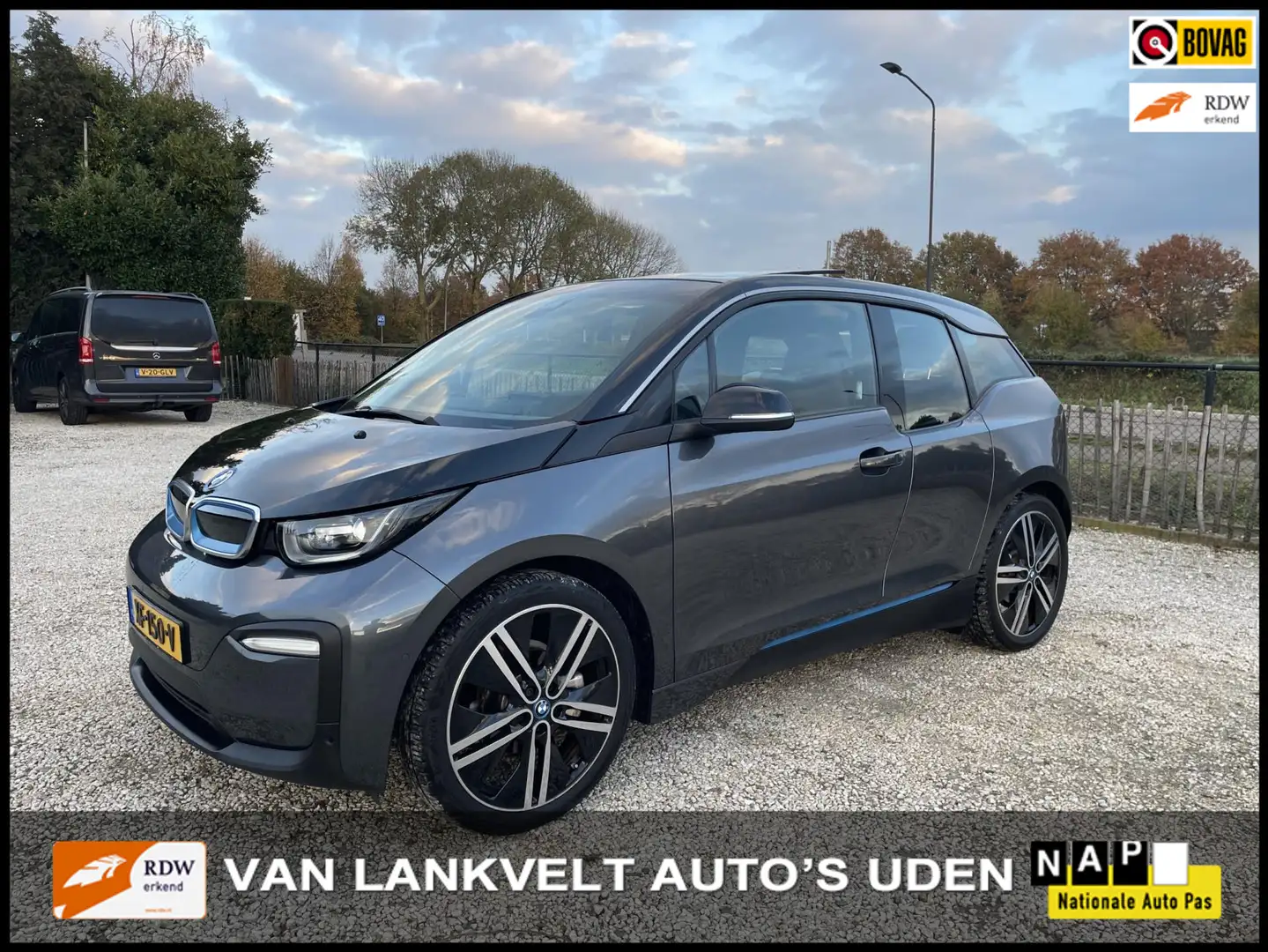 BMW i3 IPerformance 94Ah Leder, Schuifdak, Voorverwarming Grijs - 1