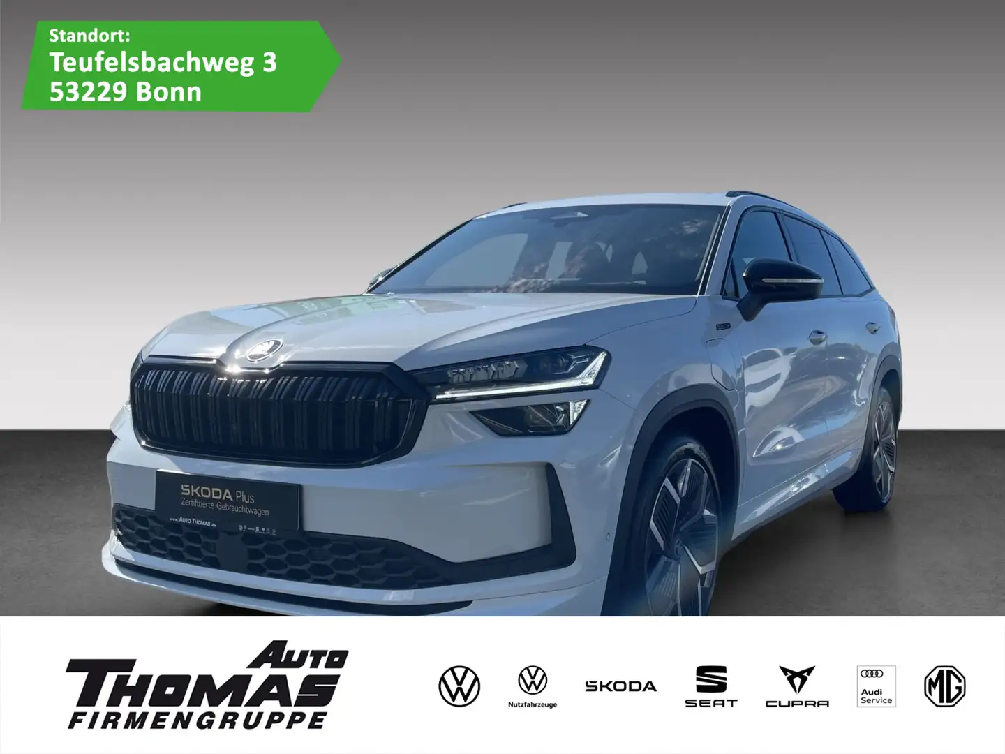 Skoda Kodiaq Sportline 1.5 TSI DSG iV LED AHK KAMERA Weiß - 1