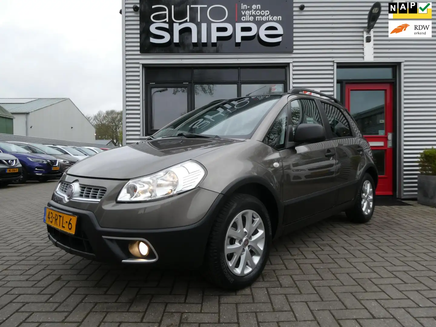 Fiat Sedici 1.6-16V Young AIRCO-TREKHAAK-126 000 KM!-MISTLAMPE Marrón - 1