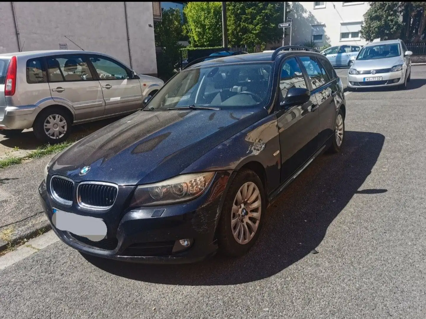 BMW 320 d AT LEDER KLIMAA ANHÄNGER PDC Nero - 1