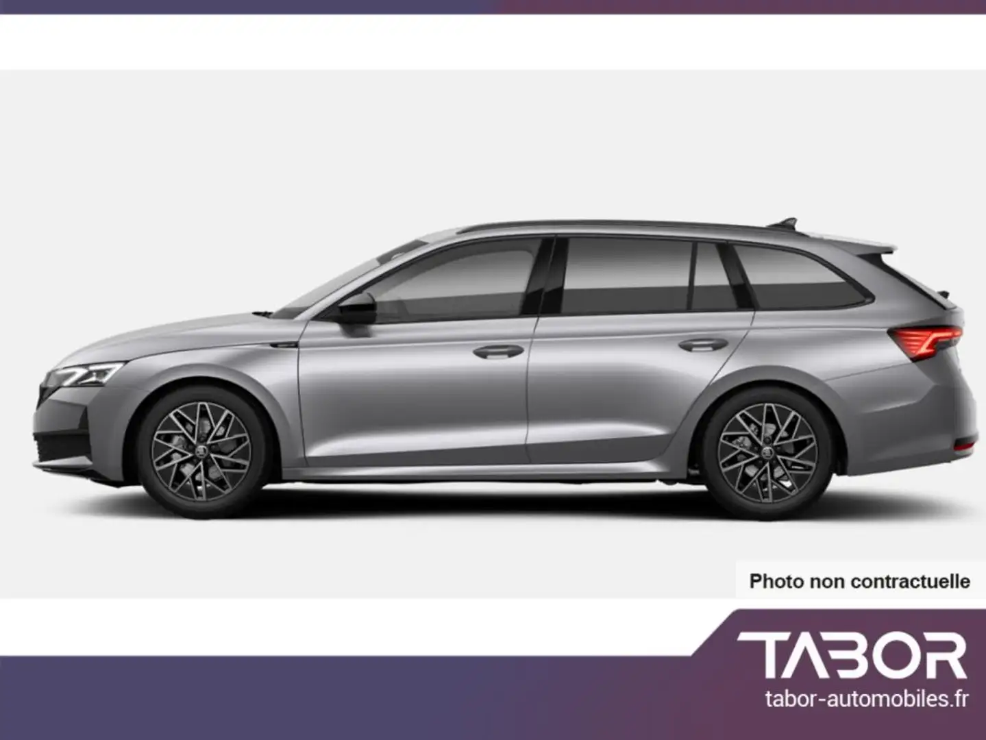 Skoda Octavia Combi TDI DSG Sportl GPS ACC Cam Argent - 2