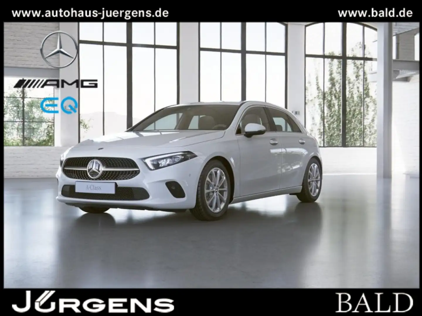 Mercedes-Benz A 220 4MATIC Kompaktlimousine +Progressive+MBUX Weiß - 1