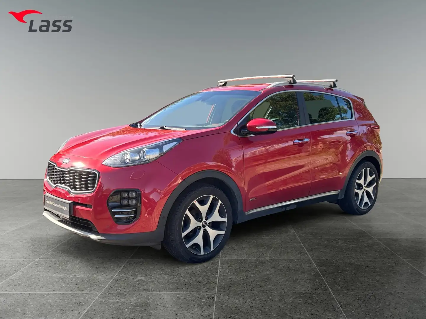 Kia Sportage 1.6 T-GDI GT-Line Klimaaut 4xSHZ AWD AHK Rot - 2