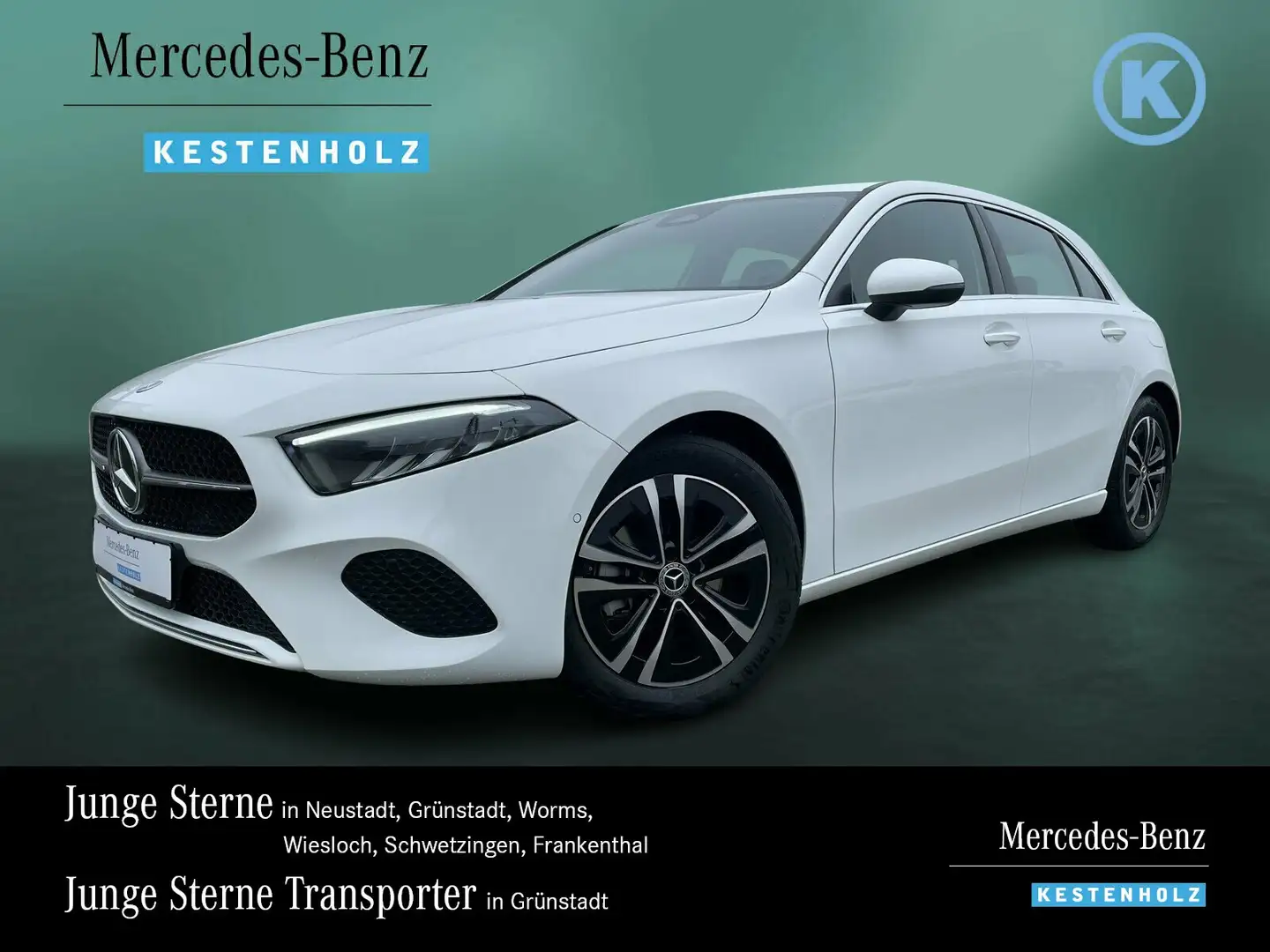 Mercedes-Benz A 200 A 200 PROGRESSIVE+KAM+LENKHZ+SITZHZ+SPUR/BREMS LED Weiß - 1