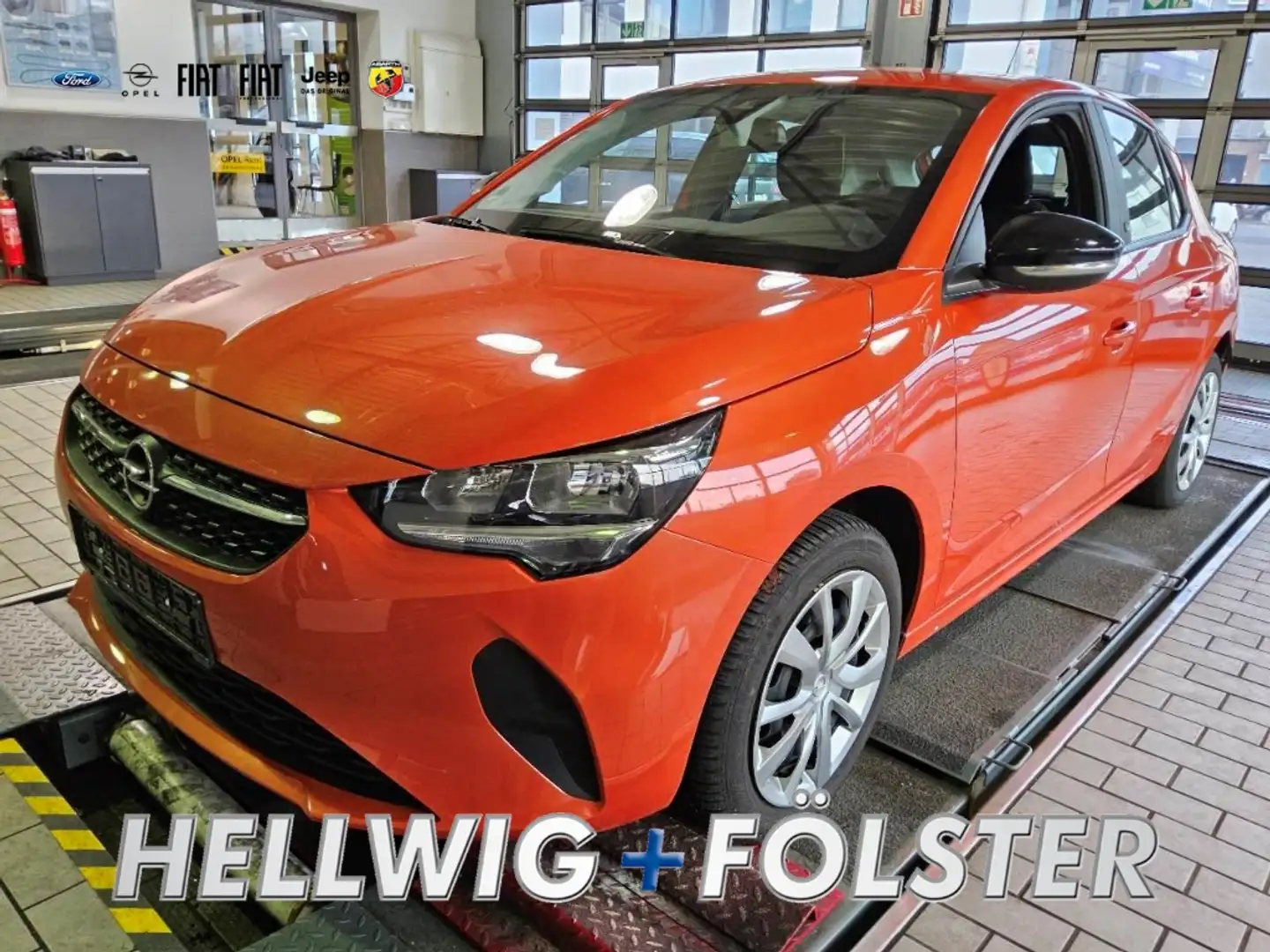 Opel Corsa-e F Edition 11 KW Charger SHZ Temp Orange - 1