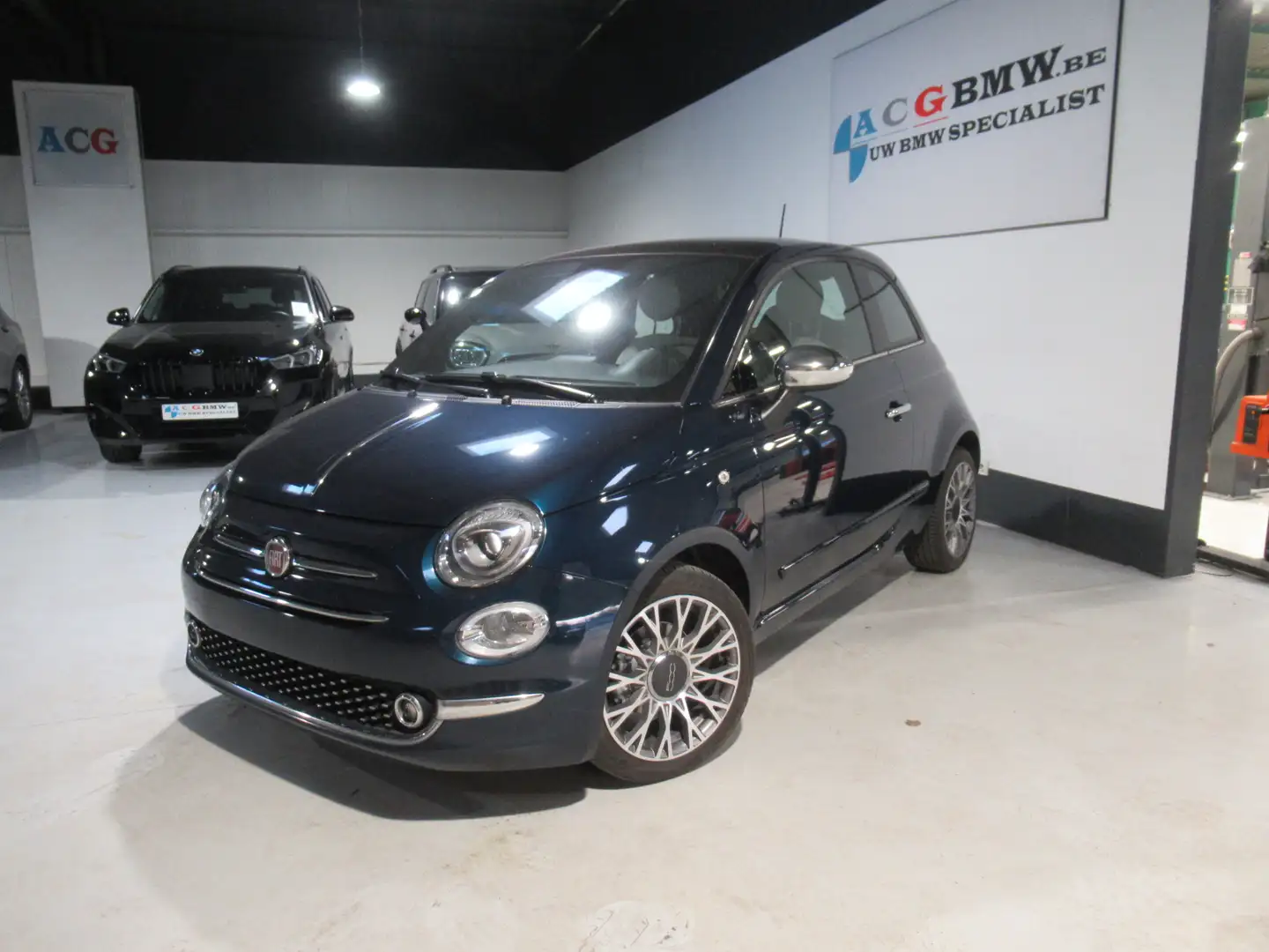 Fiat 500 Automaat Navi DAB Hifi ShortTurn Winter / zomerset Blau - 1