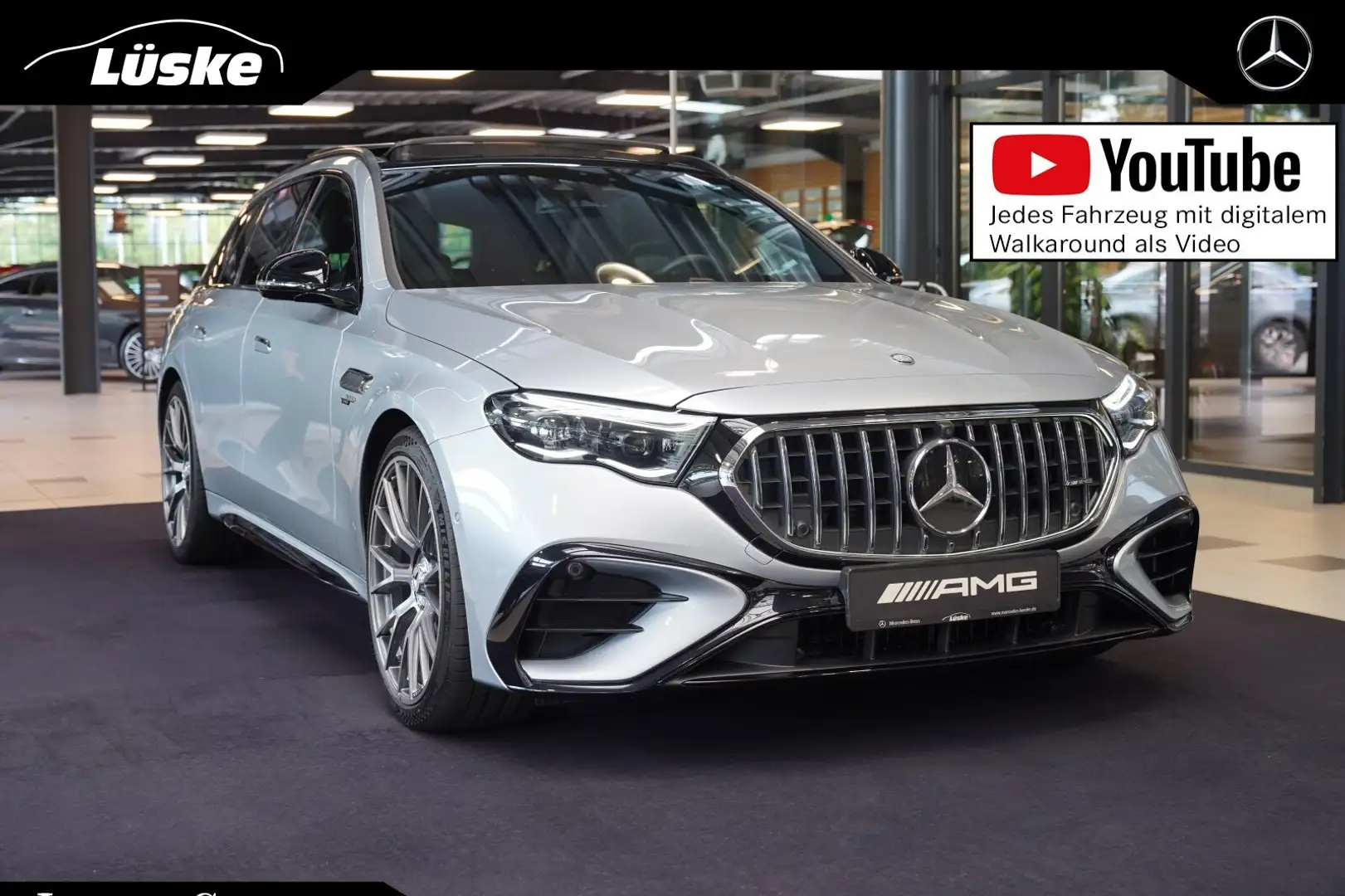 Mercedes-Benz E 53 AMG E 53 AMG T 4M+ Hybrid 0,5% Superscreen Sitzklima Argent - 1