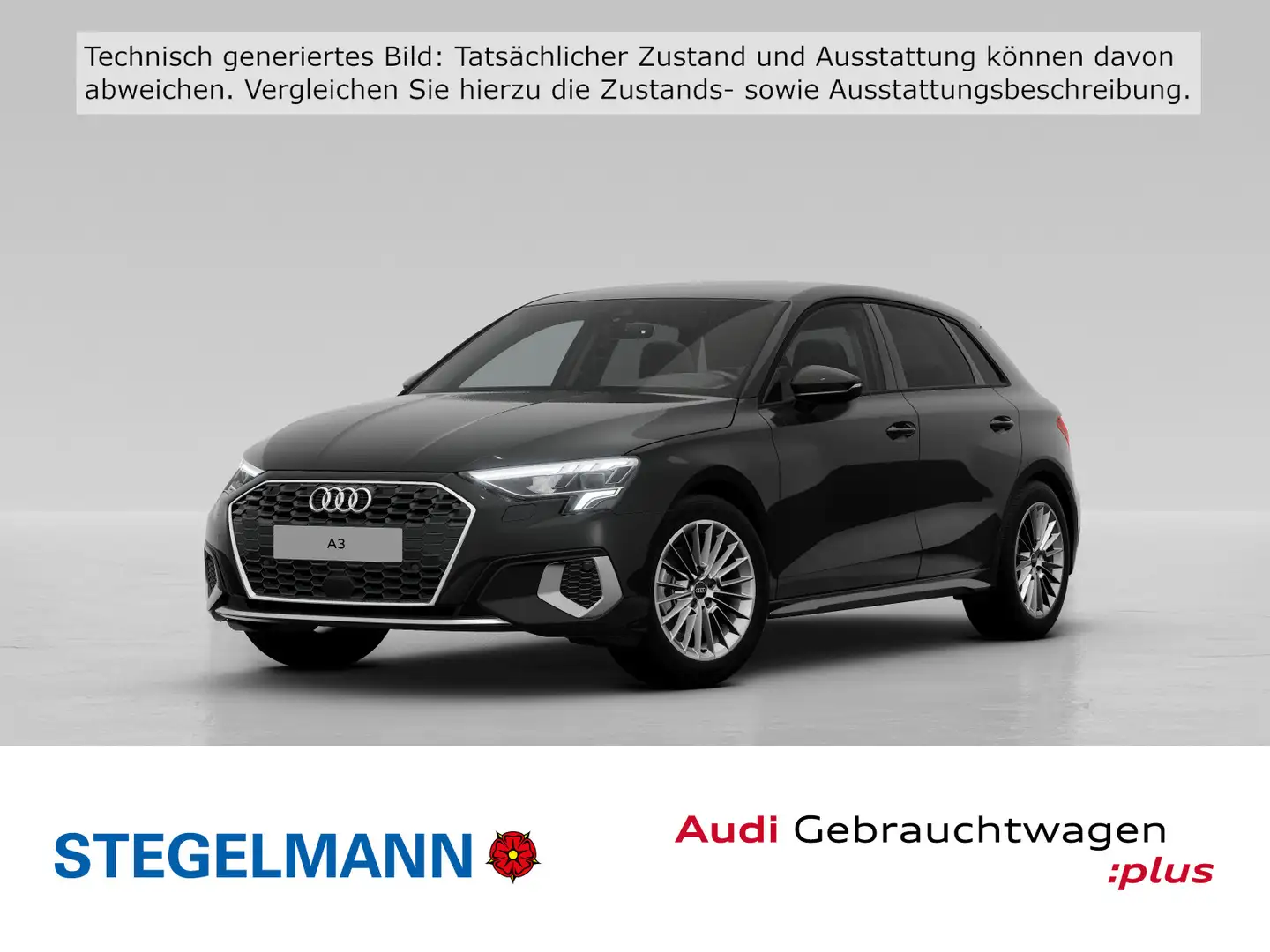 Audi A3 30 TDI S-tronic advanced *LED*Navi* Schwarz - 1