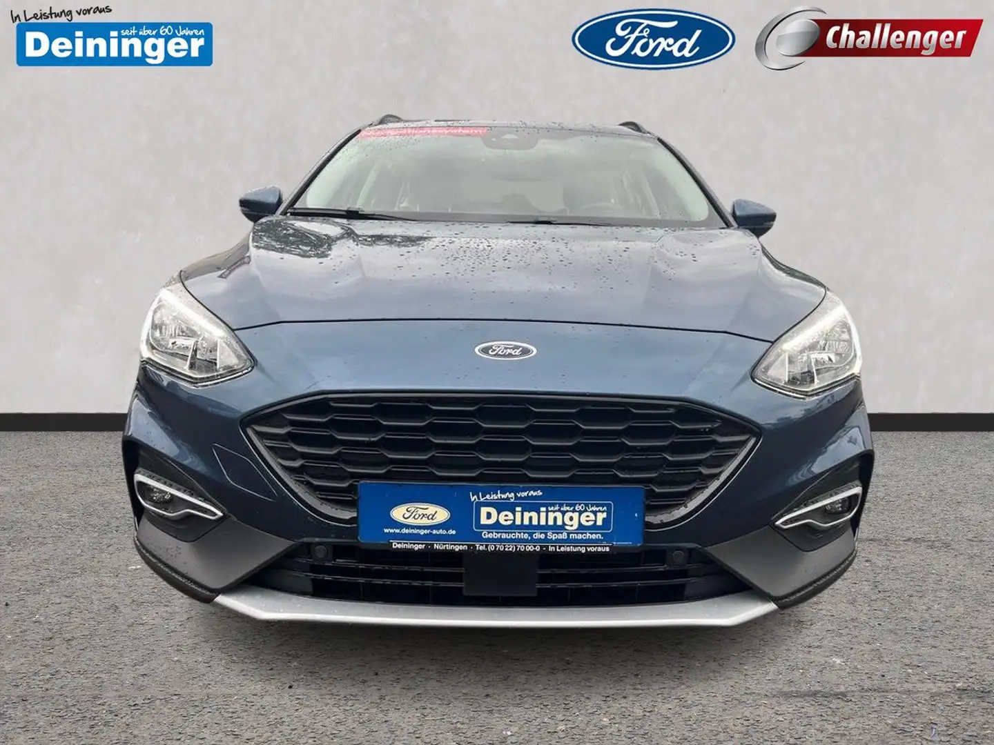 Ford Focus 1.5 l EcoBoost Active Turnier AHK NAVI/DAB/RFK EAS Bleu - 2